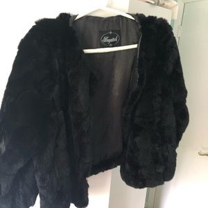 Short Bayatteh Rabbit Fir Jacket